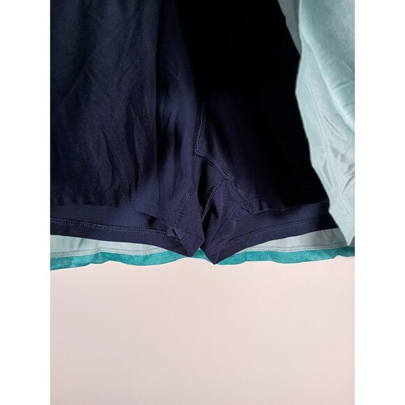 Nike Dri-Fit Ombre Green Mini Skirt Shorts Skort Pickleball Tennis Size XL - Picture 3 of 8